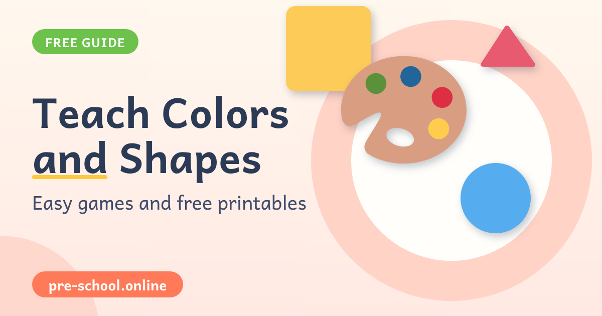 how to teach colors and shapes to preschoolers