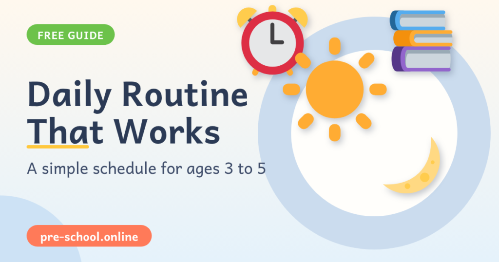 Daily Routine for Preschoolers: A Simple Schedule That Works at Home