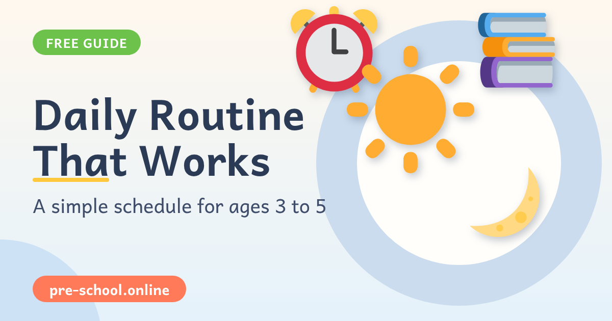 daily routine for preschoolers